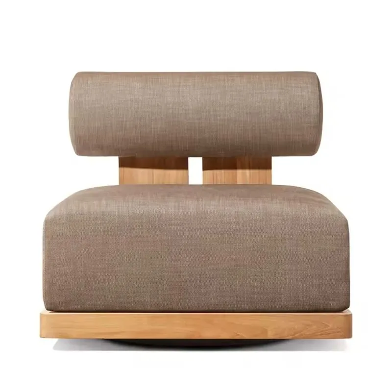 Vigo Teak Swivel Lounge Chair 2