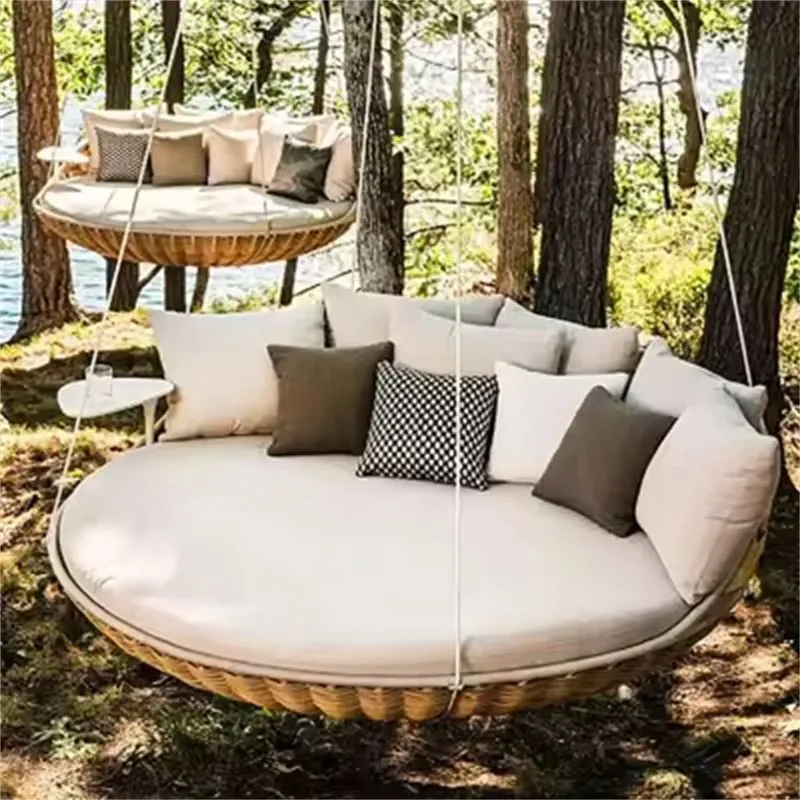 Villa Rattan Swing Chair 2