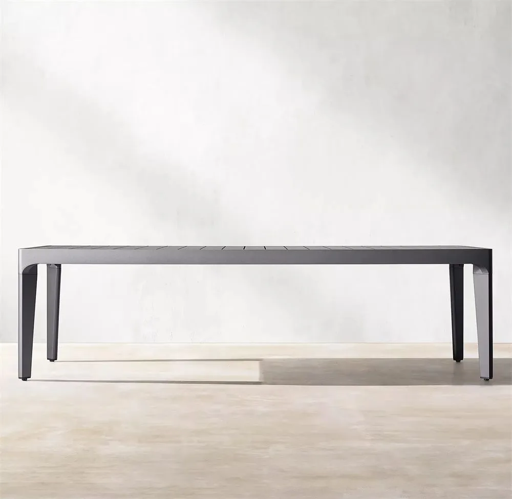 aluminum rattan dining set (4)