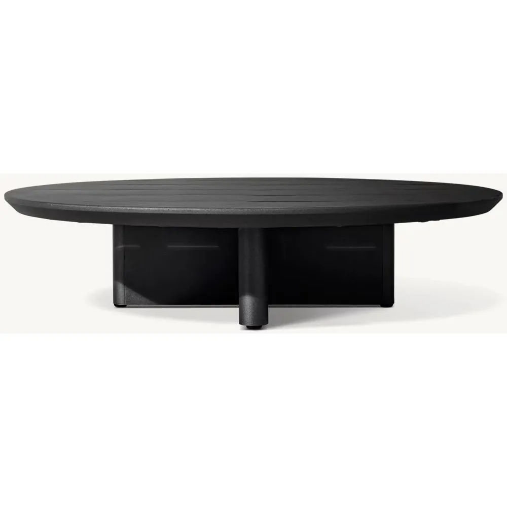Balmain Aluminum Round Coffee Table (1)